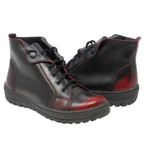 V-Italia Kiki 1041 Dark Wine  Water-Resistant Leather- only size 38 left