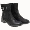 V-ITALIA 1120 Aida Black Sended Nubuck Burnished Genuine Leather - Image 2