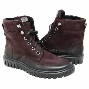V-Italia 515 Celina Plum Water Resistant Leather