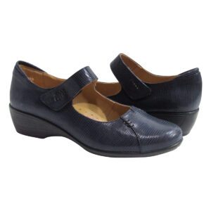 V-Italia Benita Dark Navy Leather with comfort insole size 39 and 40 left - relax fit