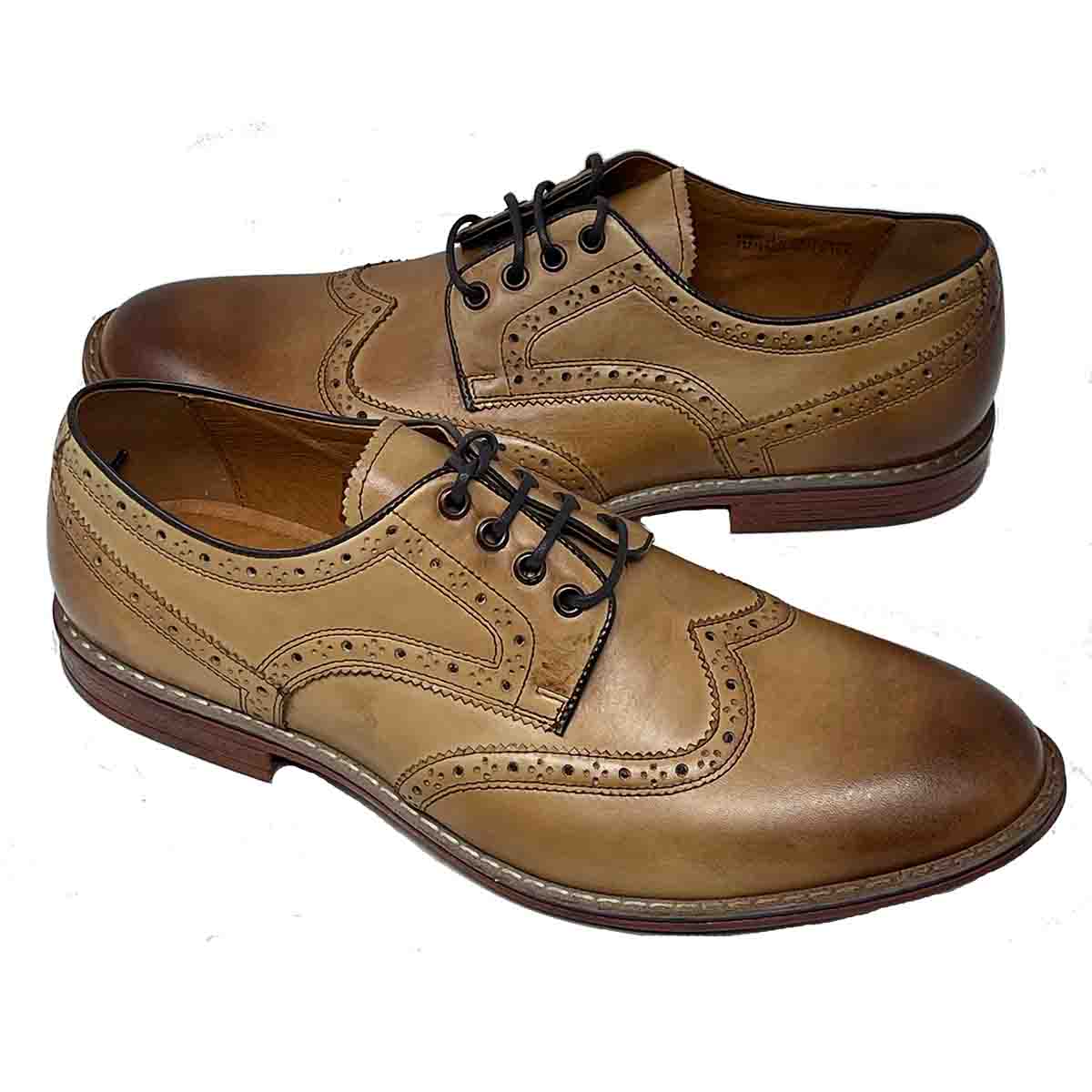 V Italia Mirko 2 Light Brown Burnished Genuine Leather - V Italia ...