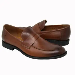 V-Italia Leon Light Brown Genuine Leather
