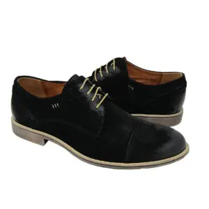 V Italia Renaldo Black Oil Finished Genuine Leather only size 42 left