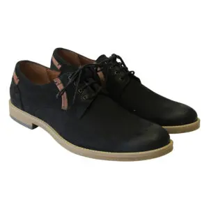Simon Black Nubuck Burnished Leather