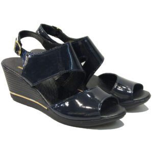 Karissa Dark Blue Patent  Genuine Leather 37 , 38, 40 only left