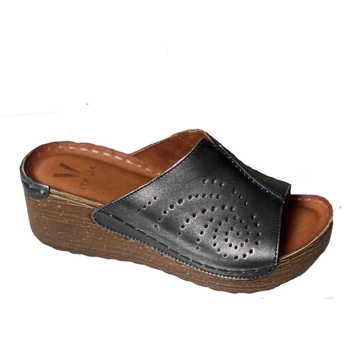 V-Italia 813m Katia Pewter Gun Metal Leather Only 37 left - Image 2