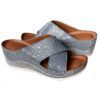 Emma 935  in Blue Silver Genuine Leather Combination only size 37, 40 ,41 left only - Image 2