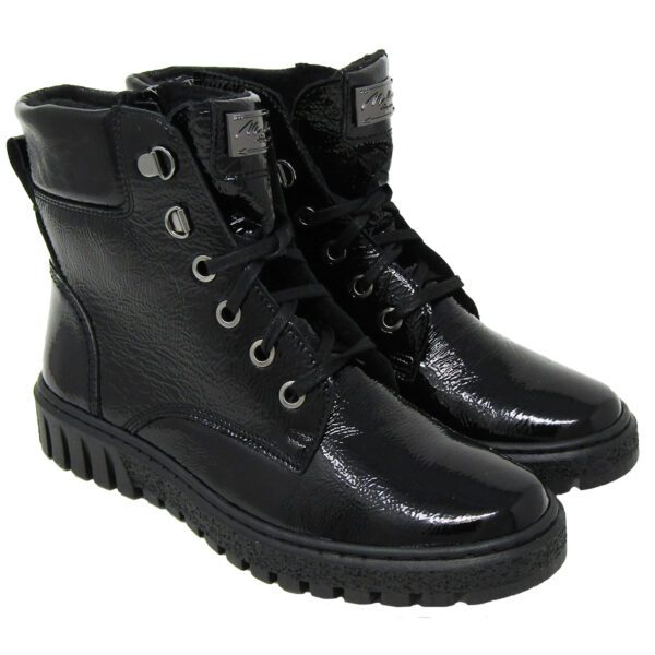 Celina in black patent genuine leather only 37 left