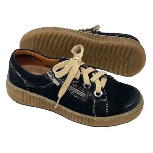 773 Kiki 2 in Black Royal Genuine Leather Nubuck