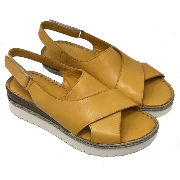 Vital Arch Salsa Soft Nappa Leather in Soft Yellow - Image 2