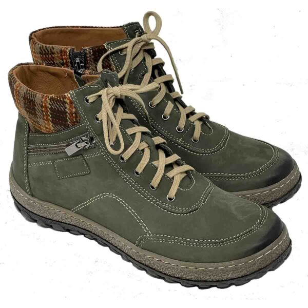 V-Italia-1041-Kiki2 in Olive Water Resistant Genuine Leather - Image 2