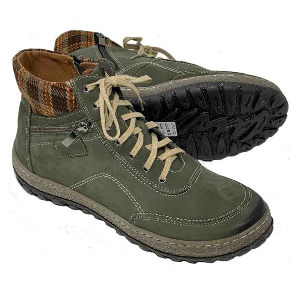 V-Italia-1041-Kiki2 in Olive Water Resistant Genuine Leather