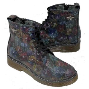 La Farfalla Multi Color Genuine Leather Print Water Resistant Leather only 38 left