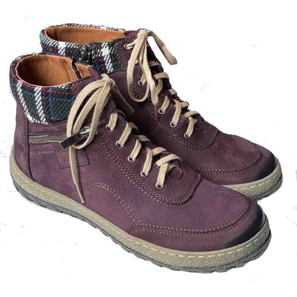 V-Italia-1041-Kiki2 in Plum Water Resistant Genuine Leather