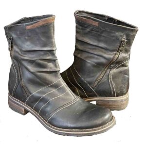 Gabriela 1217 Black Brown  Genuine Leather- only 38 left