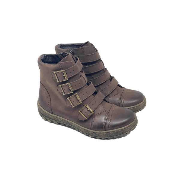 Kiki 4026 in Soft Mid Brown Burnished Oil Leather - Image 2