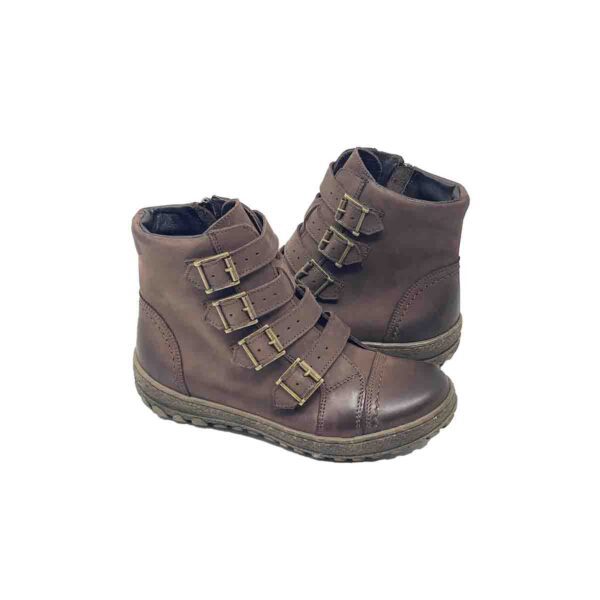 Kiki 4026 in Soft Mid Brown Burnished Oil Leather - Image 3