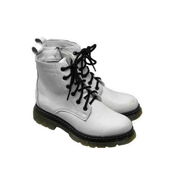 Bri White Genuine Leather Boots only size 37 left