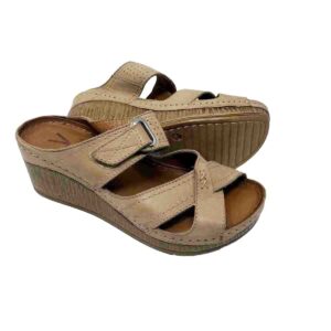 Mica Natural Leather Slide on Extra Light Wedge only 37 left