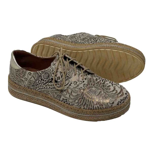 Vital Arch 1134 Beige Gold Genuine Printed Leather - Image 3