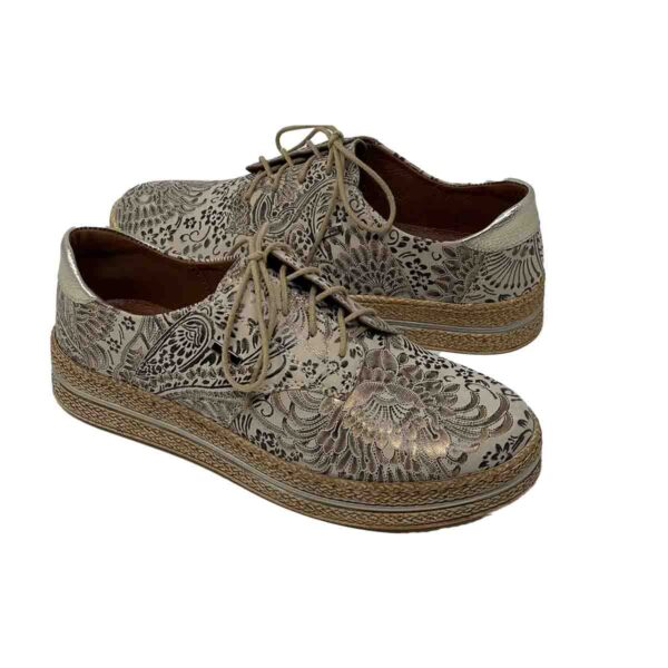 Vital Arch 1134 Beige Gold Genuine Printed Leather - Image 2