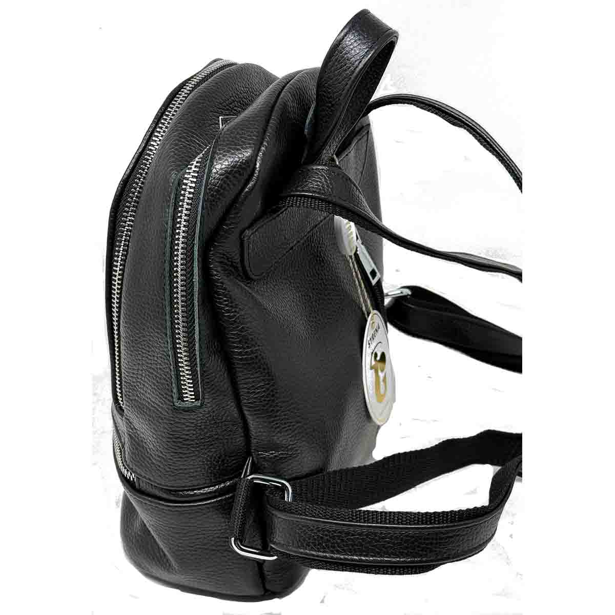 Syrena Anna Dressy Bag Pack Genuine Pebble Leather - Image 3