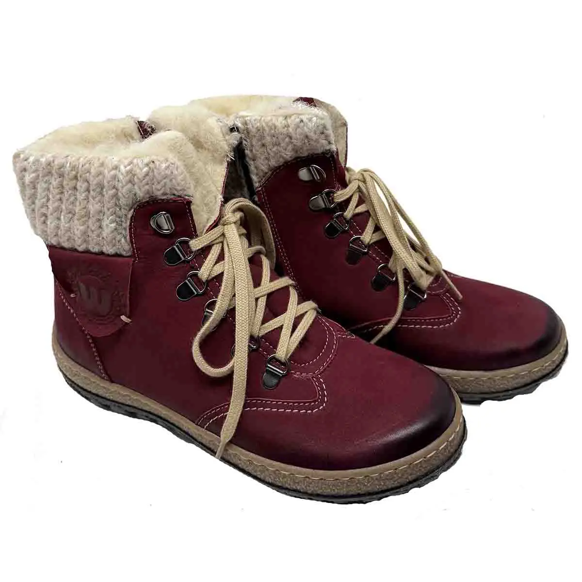 Kiki 3 Wool Lined Finished with Water Resistant Leather - Removable Wool Insert - Image 3