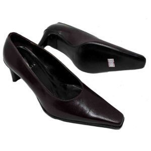 V Italia pump in dark brown genuine leather 36 1/2 and 37 left