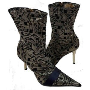 Dolce Amaro Fabric boots on stiletto Only size 36 left perfect for size 5 US