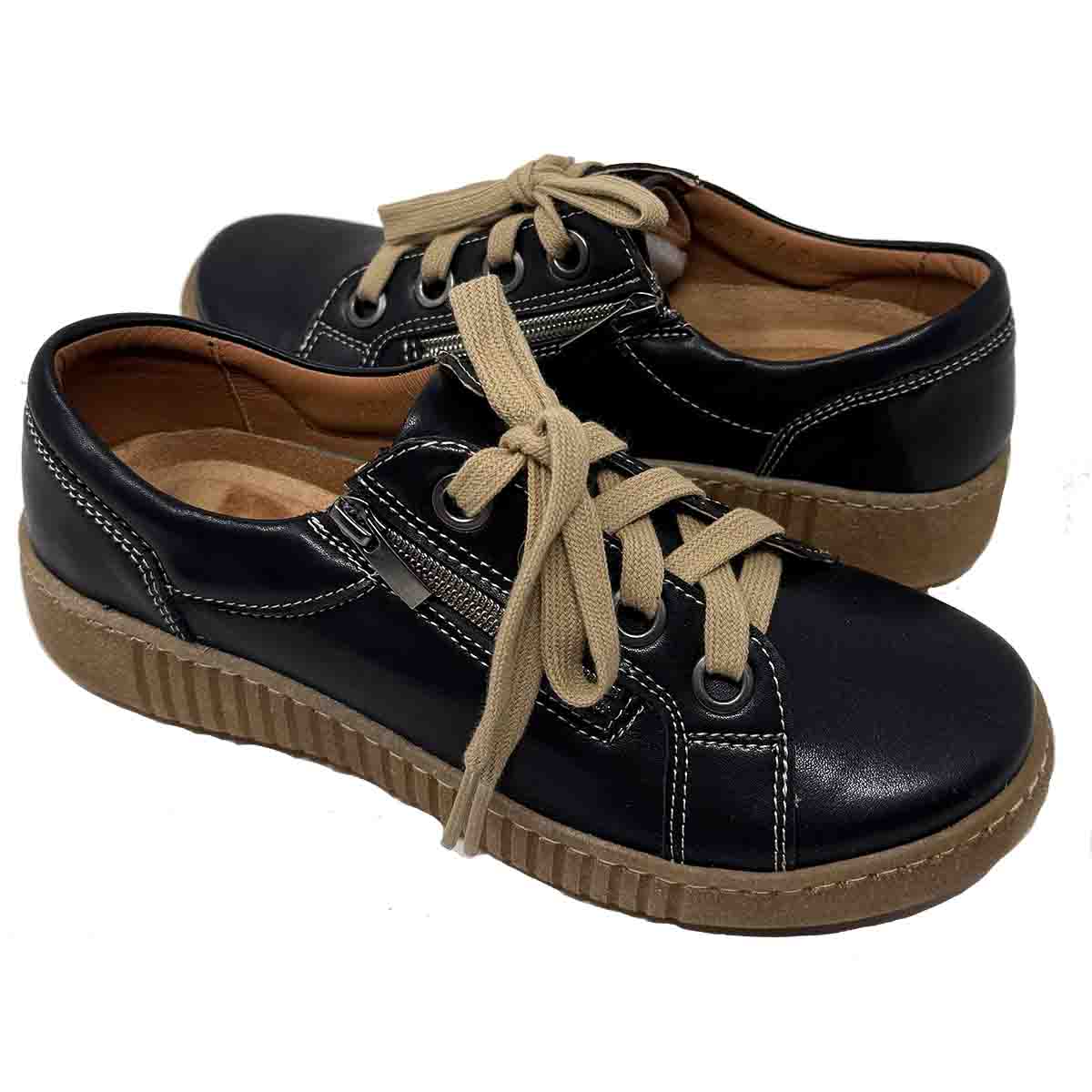 773 Kiki 2 in Soft Black Genuine Leather - Image 2