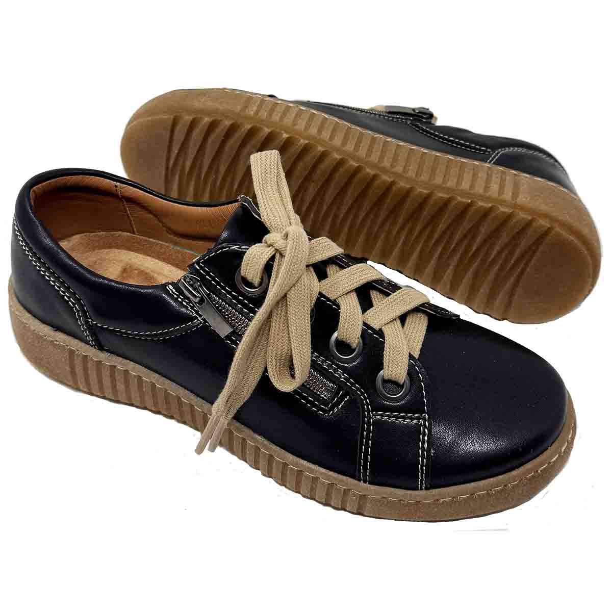 773 Kiki 2 in Soft Black Genuine Leather - Image 3