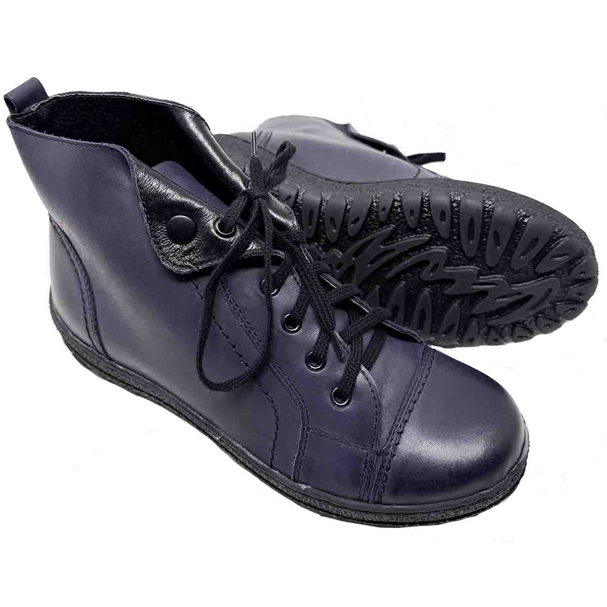 Kiki 1041- Plum Color Genuine Leather with removable comfort insert - Image 3