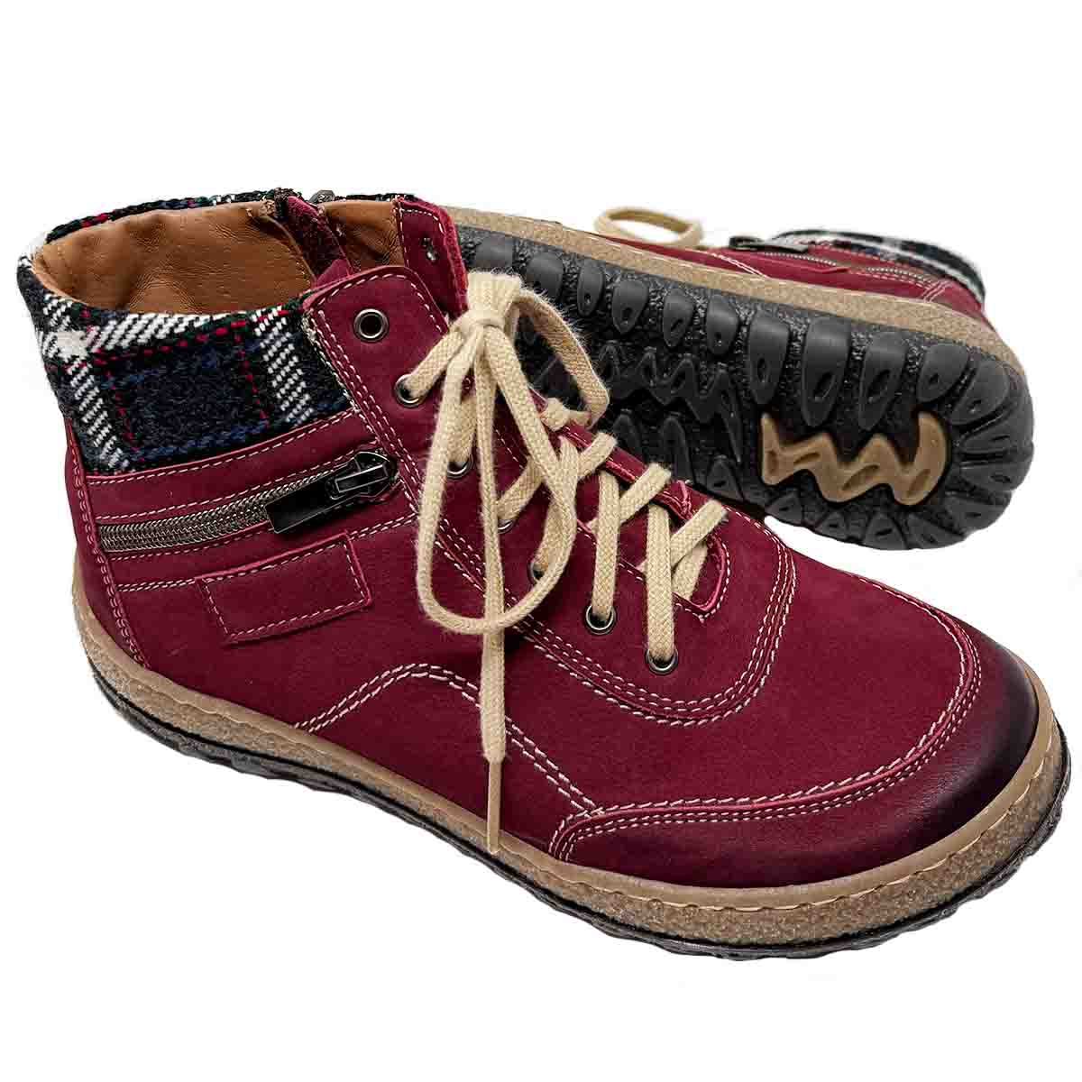 Kiki 2 in Red Water Resistant Genuine Leather - Image 2